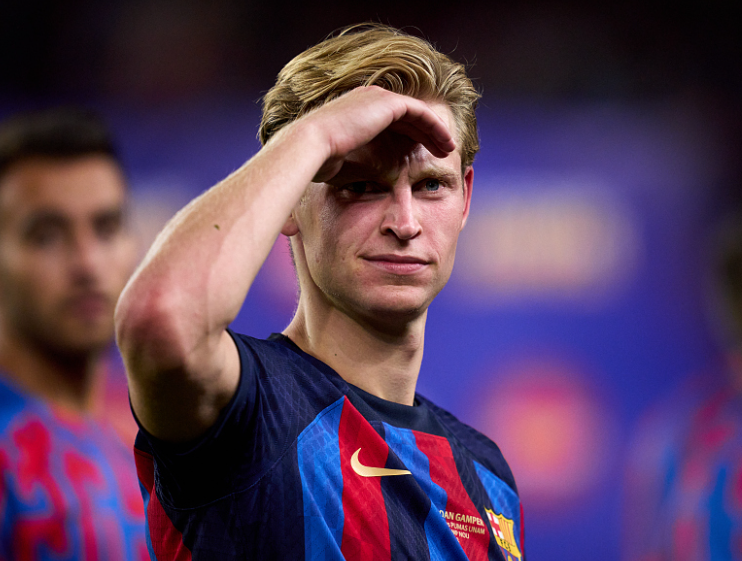 <a href='/news/tag/284.html' style='color: blue;'>西甲</a>第12轮巴萨客胜塞尔塔，德容红牌离场后社交媒体表态